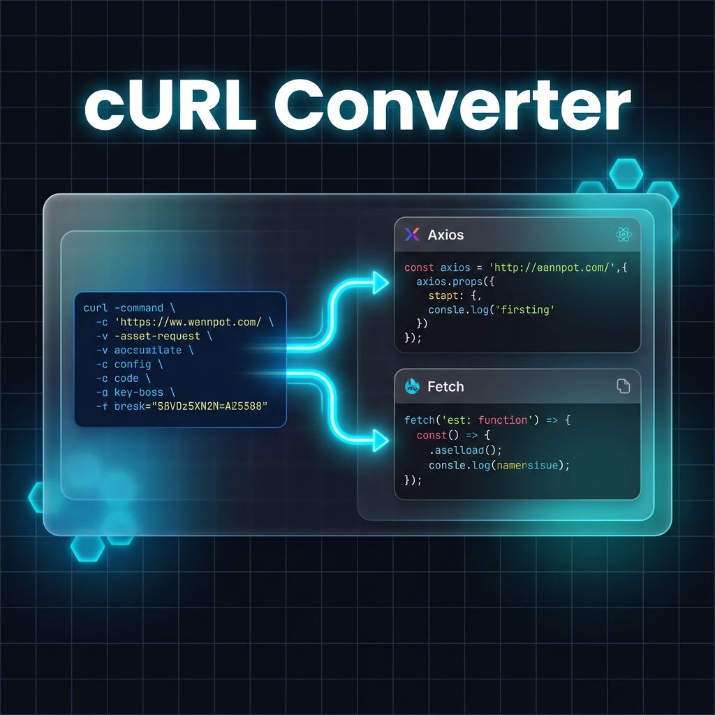 Convert cURL to Fetch, Axios & JavaScript Online (2026)