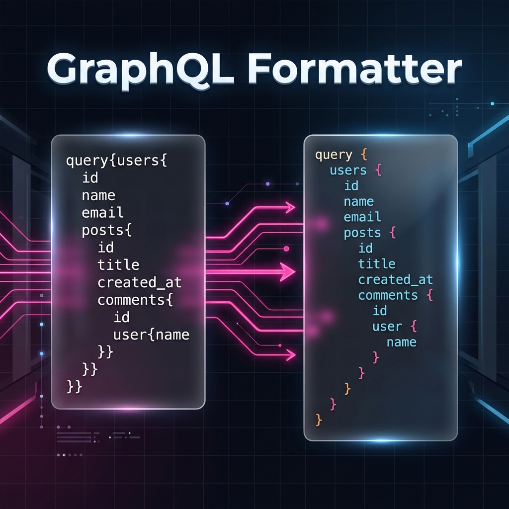 GraphQL Query Formatter Online | Beautify & Prettify (2026)