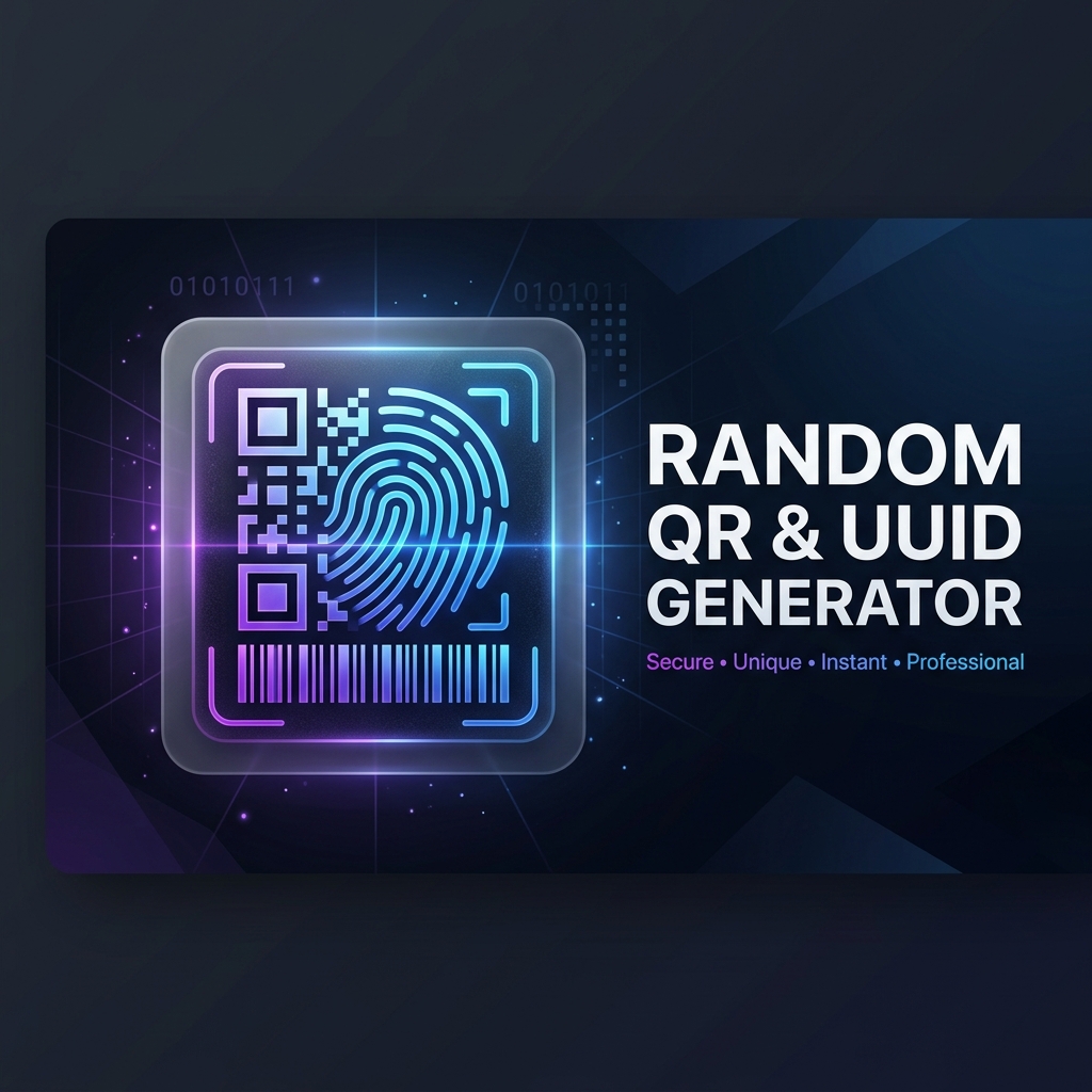 Random Qr Code Scanner Random QR Code & UUID Generator | Free Online Tool (2026)